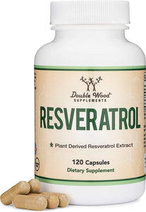 Resveratrol de 500 mg, 120 cápsulas