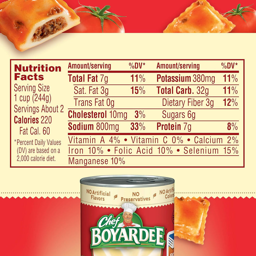 Chef Boyardee Mini ravioles de carne