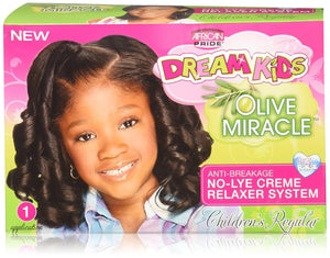African Pride Dream Kids Olive Miracle Relaxer Regular, 1 unidad