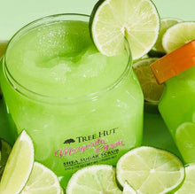 Cargar imagen en el visor de la galería, Tree Hut Margarita Citron Shea Sugar Scrub | Exfoliante corporal elimina la piel muerta y seca
