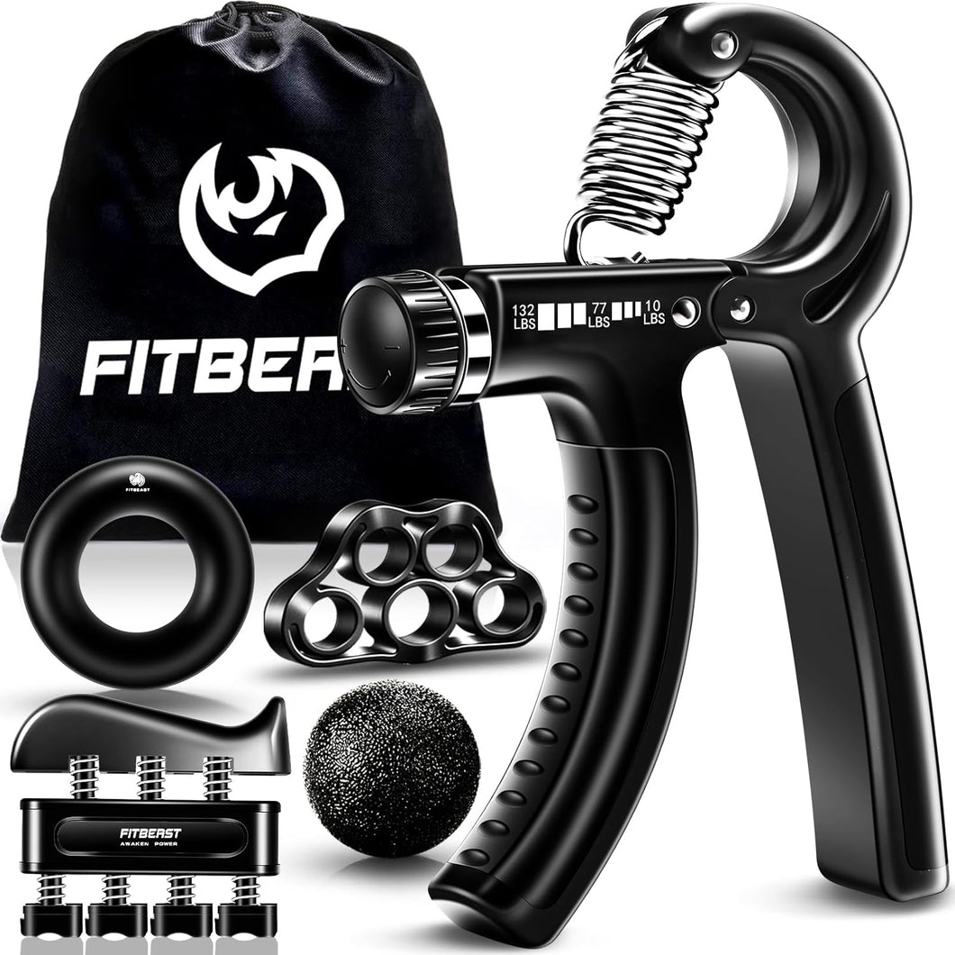 Kit para fortalecer mano y dedos (5 accesorios) Q1