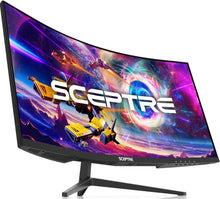 Cargar imagen en el visor de la galería, Sceptre - Monitor curvado de 30 pulgadas para videojuegos,  a24
