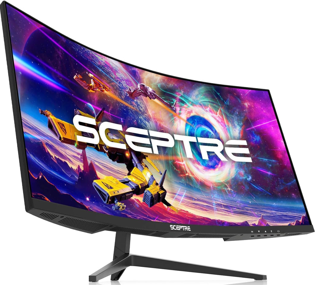 Sceptre - Monitor curvado de 30 pulgadas para videojuegos,  a24