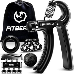 FitBeast - Kit para fortalecer mano y dedos (5 accesorios), fortalece potencia de la mano a24