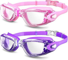 Cargar imagen en el visor de la galería, Gafas de natación Braylin, paquete de 2 gafas de natación
