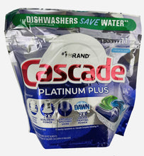 Cargar imagen en el visor de la galería, Detergente para lavavajillas con acción, Cascade Platinum Plus- Aroma fresco
