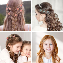 Cargar imagen en el visor de la galería, Pinzas pequeñas para el cabello de flores para mujer, A21
