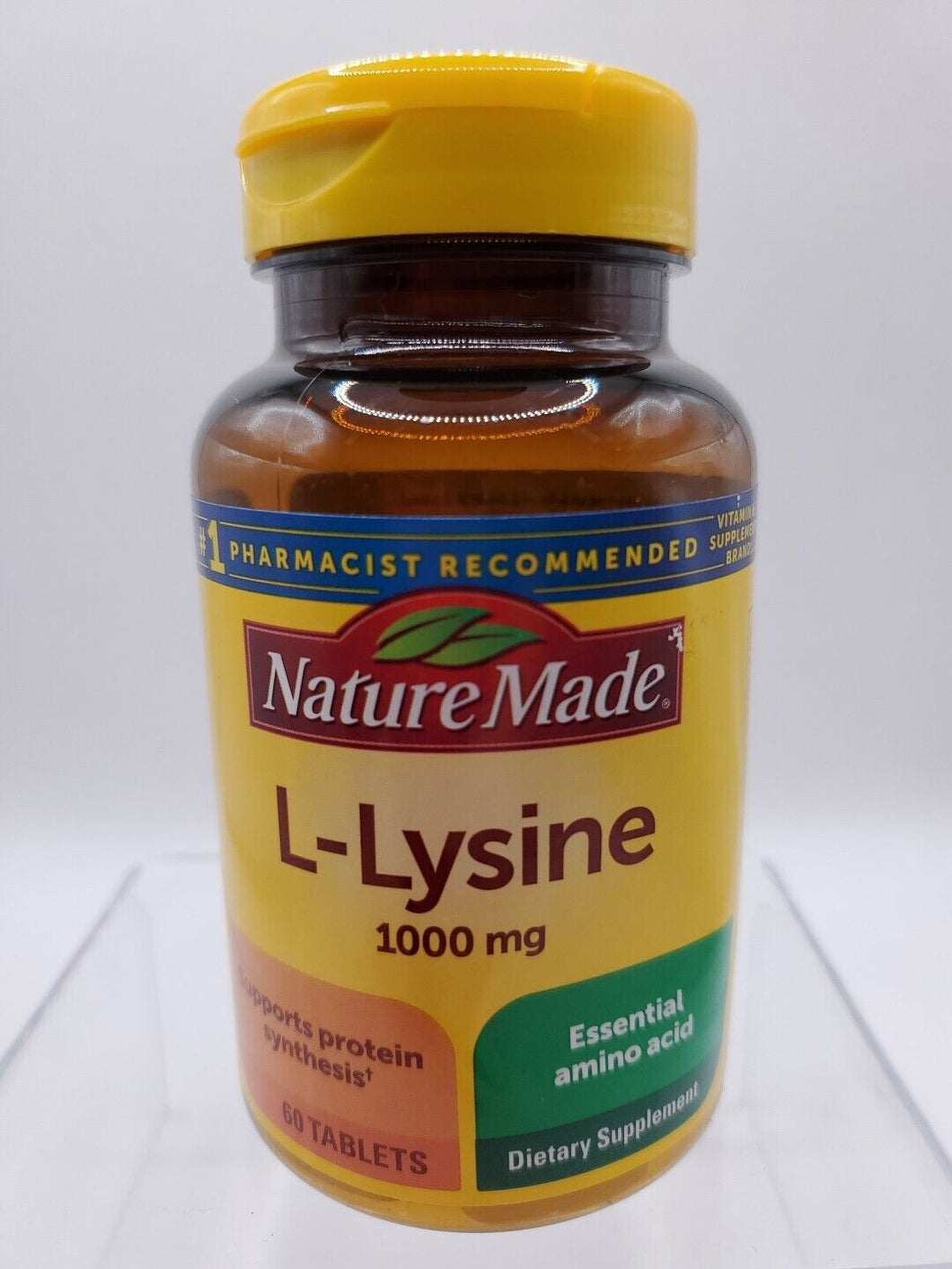 L-Lisina 1000 mg para apoyar la síntesis de proteínas