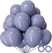 Cargar imagen en el visor de la galería, 110 globos negros de 12 pulgadas (30.48 cm), de látex
