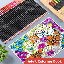 Cargar imagen en el visor de la galería, 72 lápices de colores con caja de lata para escuela, oficina y arte a24
