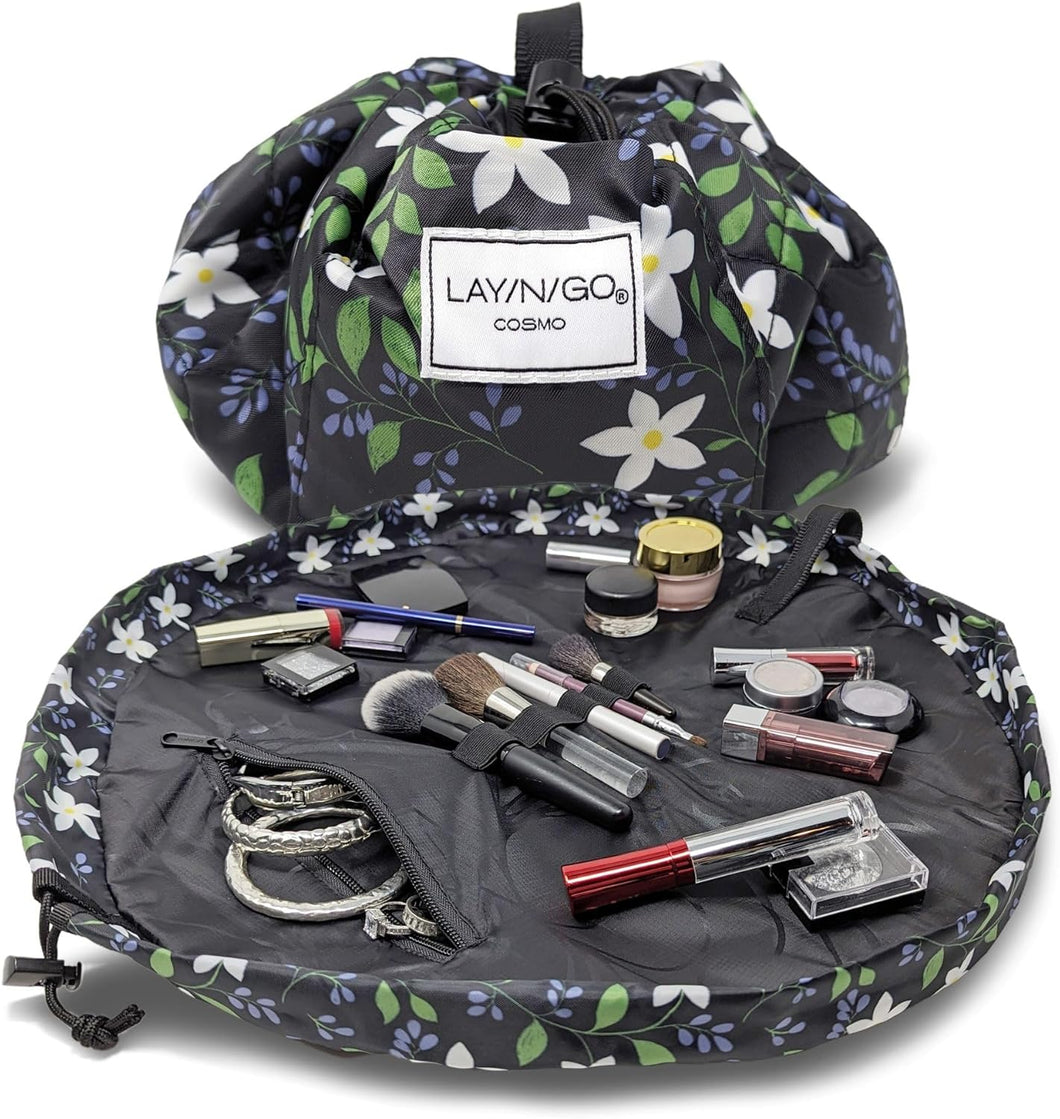 Organizador de cosméticos y maquillaje con cordón a22, bolsa de aseo para viajes