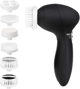 Cepillo de limpieza facial con 6 cabezales