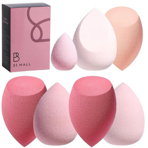 Juego de esponjas de maquillaje BS-MALL con estuche de almacenamiento,