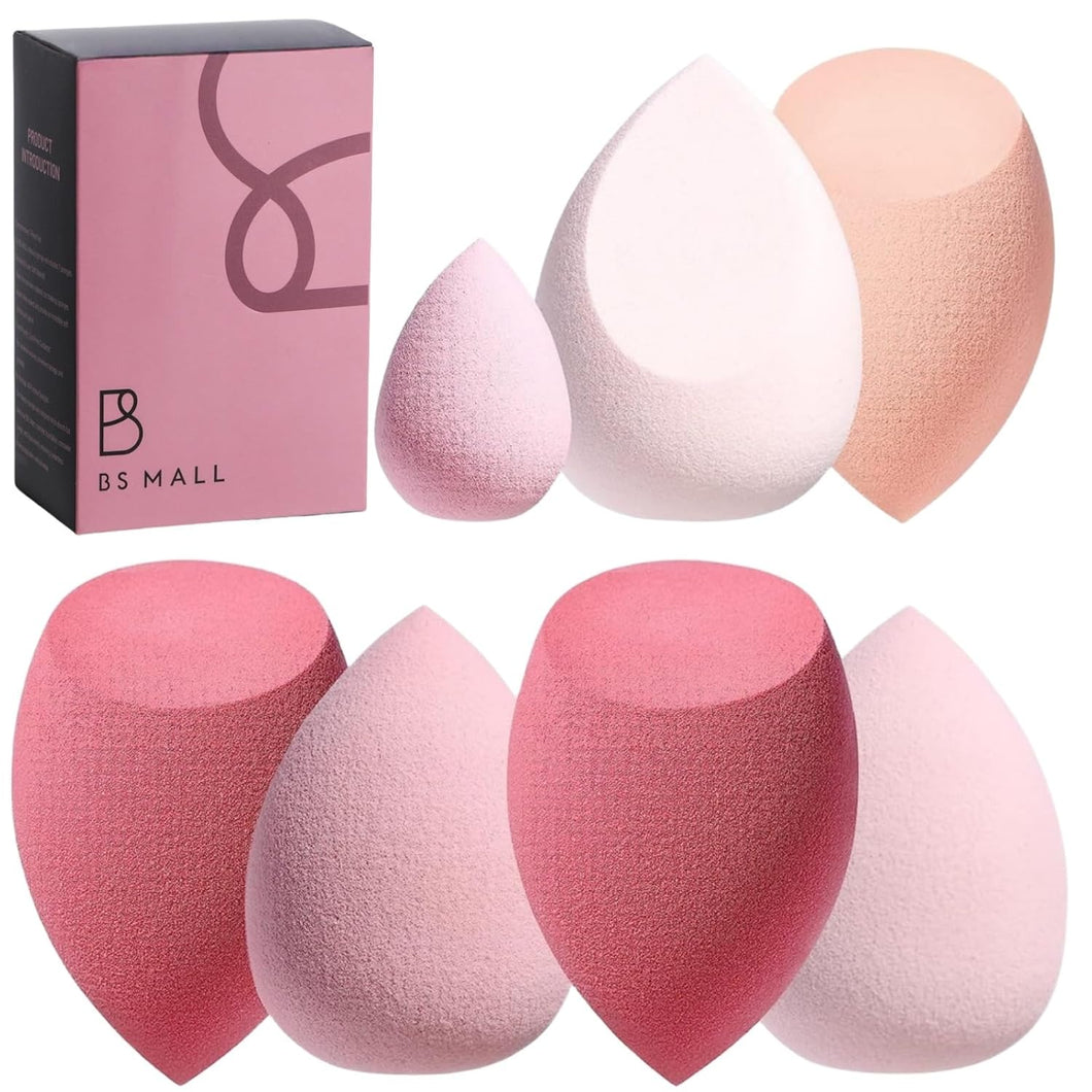 Juego de esponjas de maquillaje BS-MALL con estuche de almacenamiento,