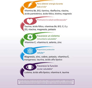 Multivitamínico para diabéticos para apoyo nutricional diario