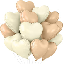 Cargar imagen en el visor de la galería, TONIFUL 30 globos rojos de 18 pulgadas con forma de corazón de San Valentín
