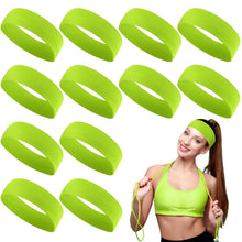 Cargar imagen en el visor de la galería, Hotop Paquete de 12 diademas deportivas para mujer
