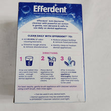 Cargar imagen en el visor de la galería, Limpiador de dentadura Efferdent Anti-Bacterial, Original
