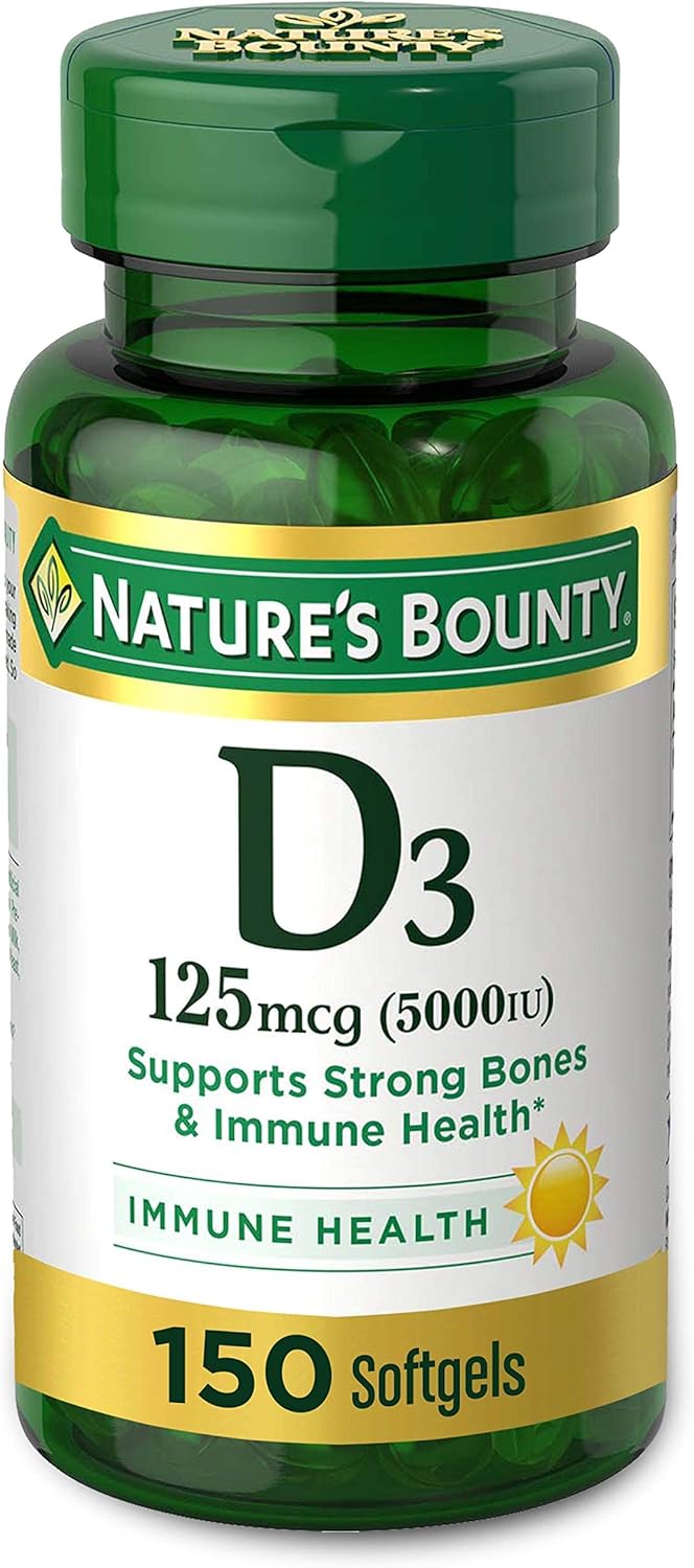 Vitamina D3 para ayudar al sistema inmunológico 150  tabletas