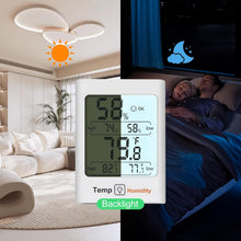 Cargar imagen en el visor de la galería, SZHLUX Higrómetro digital y termómetro – Monitor preciso de humedad y temperatura
