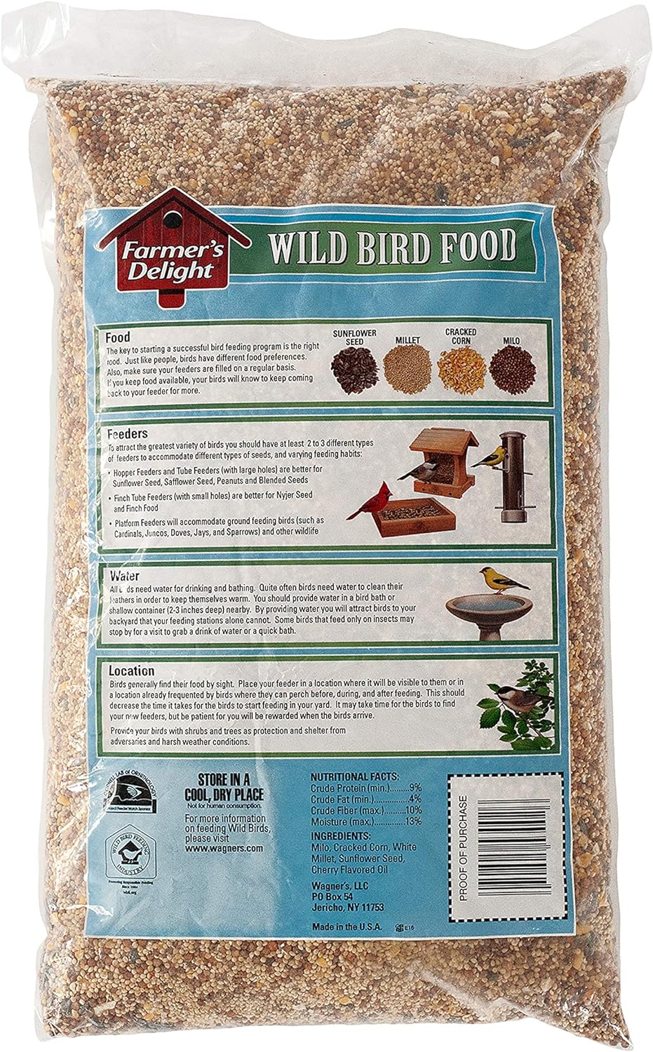 Alimento para pájaros silvestres Q1