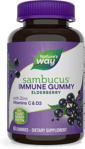 Sambucus Elderberry Gummies Suplementos Herbales, a24