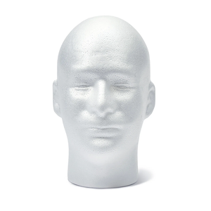 Cabeza masculina 6,2 pulgadas x 8,8 pulgadas x 10,3 pulgadas