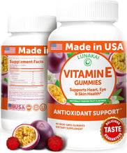 Cargar imagen en el visor de la galería, Gomitas de vitamina E de 400 UI con vitamina C
