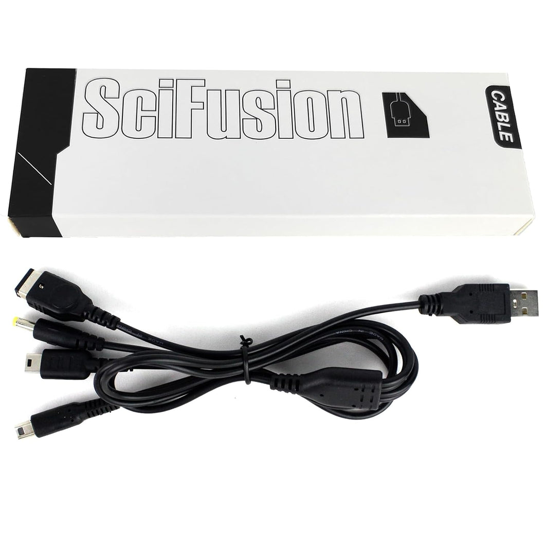 Cable de carga USB 4 en 1 para Nintendo DS Lite/New 3DS (XL)