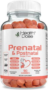 Vitaminas prenatales y posnatales para mujeres embarazadas y lactantes