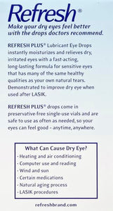 Refresh Plus - Gotas lubricantes para los ojos, sin conservantes Q1