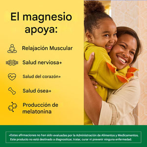 Gomitas de magnesio 100 mg, 40 gomitas