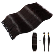 Cargar imagen en el visor de la galería, Lemoda Extensiones de cabello humano virgen lacio A22 indio, lacio, sin procesar
