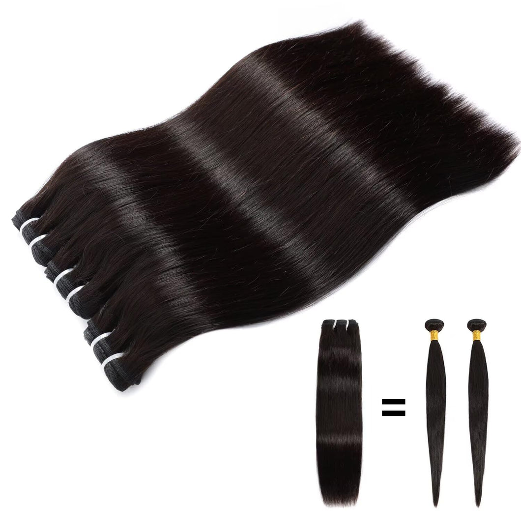 Lemoda Extensiones de cabello humano virgen lacio A22 indio, lacio, sin procesar