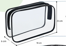 Cargar imagen en el visor de la galería, Bolsas de maquillaje transparentes grandes
