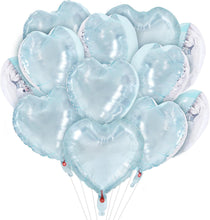 Cargar imagen en el visor de la galería, TONIFUL 30 globos rojos de 18 pulgadas con forma de corazón de San Valentín
