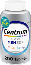 Cargar imagen en el visor de la galería, Centrum Silver para hombres mayores de 50+ años
