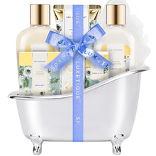 Cargar imagen en el visor de la galería, Cesta de regalo de spa para mujeres de lujo, 8 piezas
