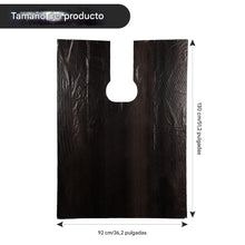 Cargar imagen en el visor de la galería, 100 delantal desechables de plastico negro o transparente
