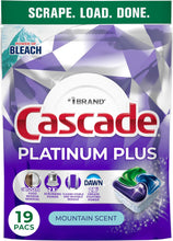 Cargar imagen en el visor de la galería, Detergente para lavavajillas con acción, Cascade Platinum Plus- Aroma fresco
