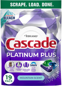 Detergente para lavavajillas con acción, Cascade Platinum Plus- Aroma fresco