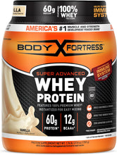 Cargar imagen en el visor de la galería, Body Fortress Super Advanced Whey Protein Proteína de suero en polvo, 2 lb
