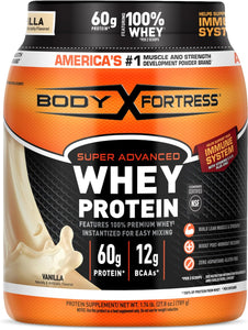 Body Fortress Super Advanced Whey Protein Proteína de suero en polvo, 2 lb