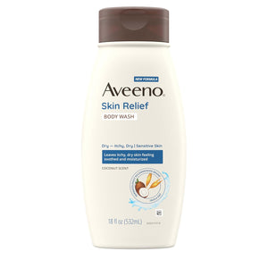 Aveeno Gel de baño con aroma de coco y avena 18 oz