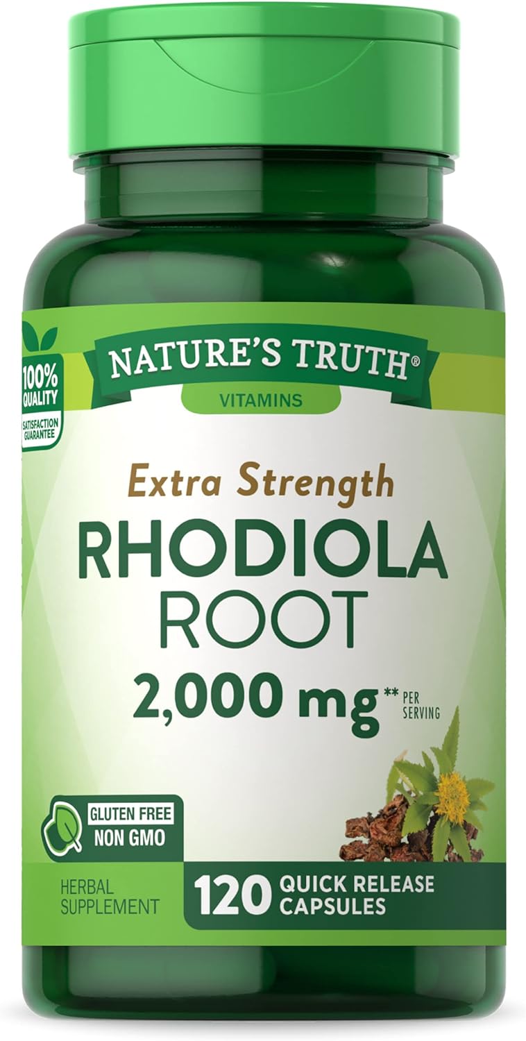 Rhodiola Rosea 2000mg 120 Cápsulas