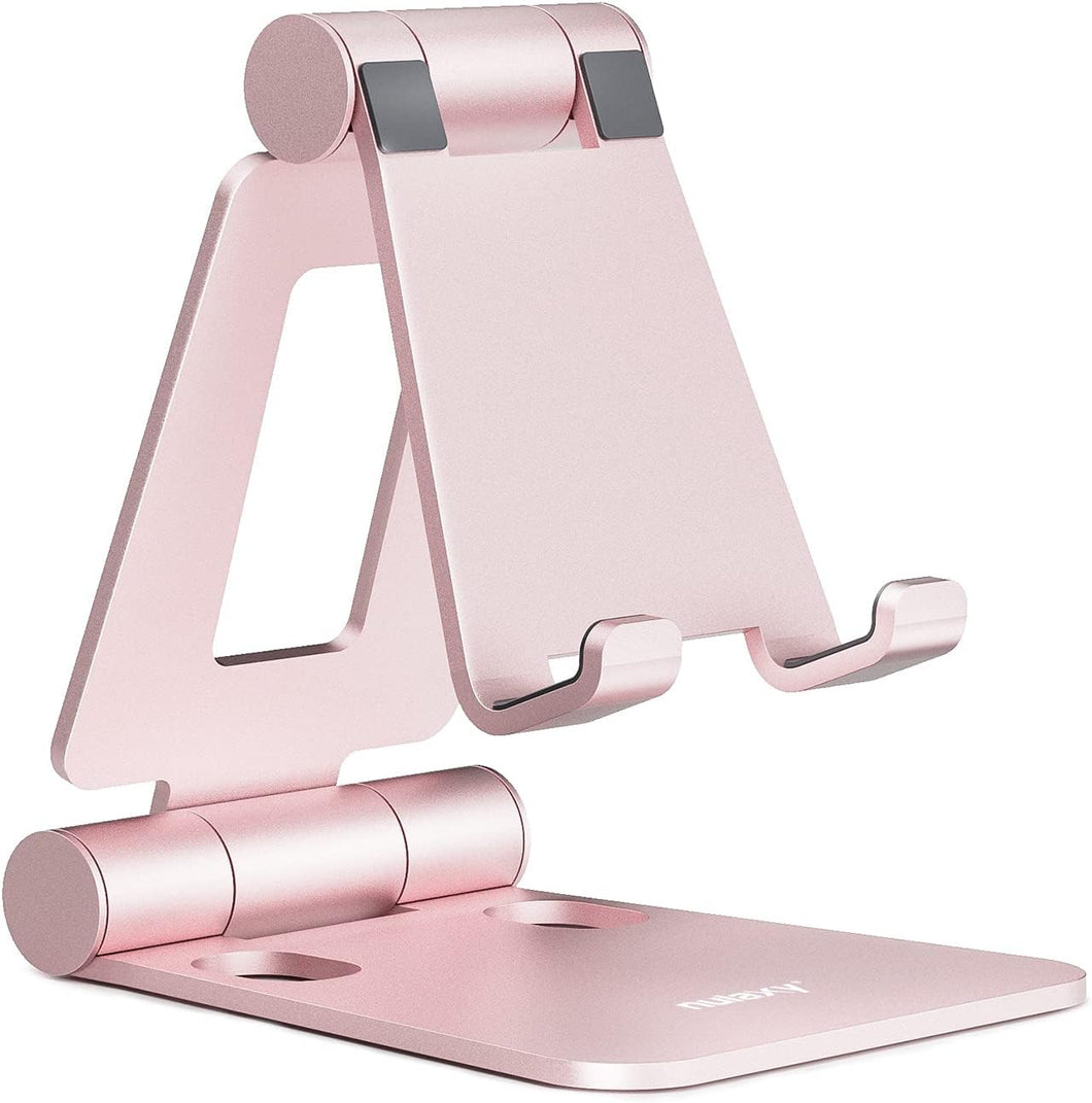 Nulaxy Soporte plegable doble para teléfono celular,  A24