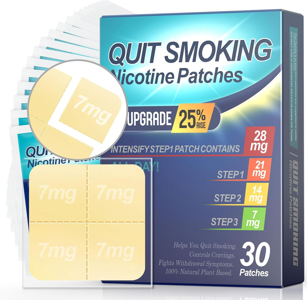 Parches para dejar de fumar Paso 1+, 21 mg (30 phtches)