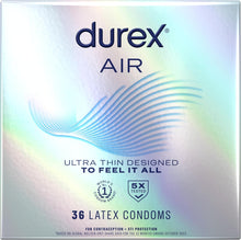 Cargar imagen en el visor de la galería, DUREX® Air Original - Condón 18/36 ct.
