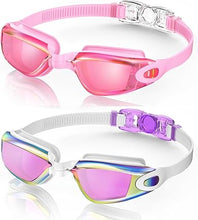 Cargar imagen en el visor de la galería, Aegend - Gafas de natación, paquete de 2 gafas de natación sin filtraciones
