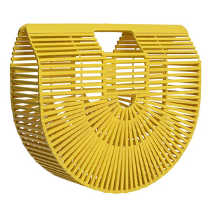 Bolso de bambú moderno para mujer